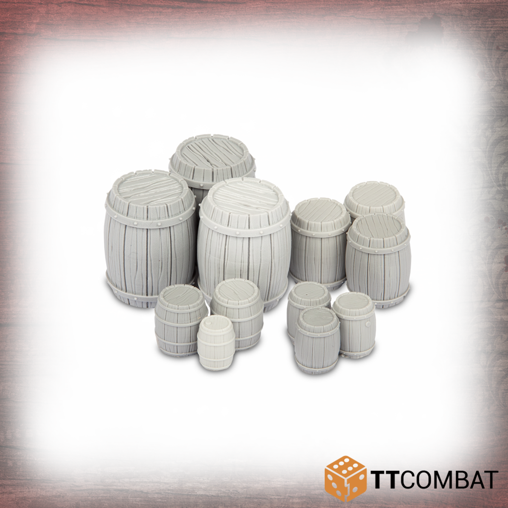 TT Combat Terrain: Streets of Venice- Wooden Barrels 