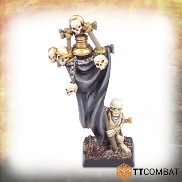 TTCombat: Skeleton Halfling Battle Standard Bearer 