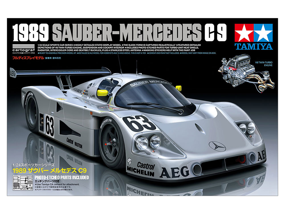 Tamiya 1/24: 1989 Sauber-Mercedes C9 