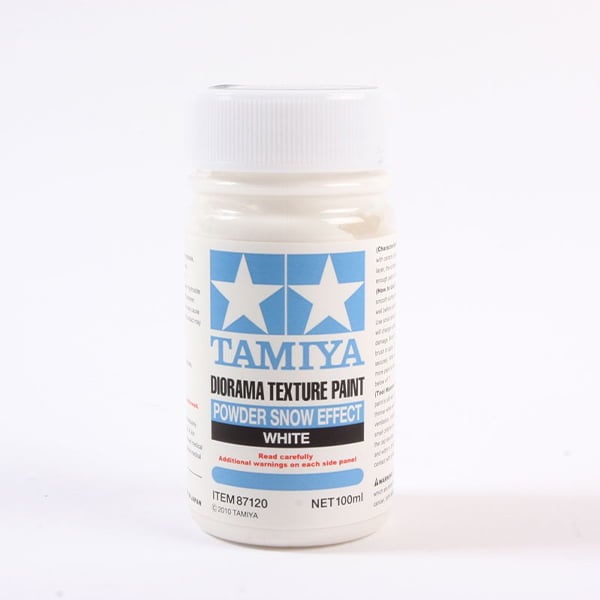 Tamiya Diorama Texture Paint: Snow Effect White (100ml) 