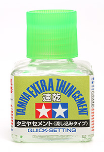 Tamiya Extra Thin Cement (Quick-Setting) 