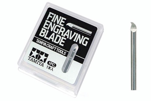 Tamiya FINE ENGRAVING BLADE 0.25MM 