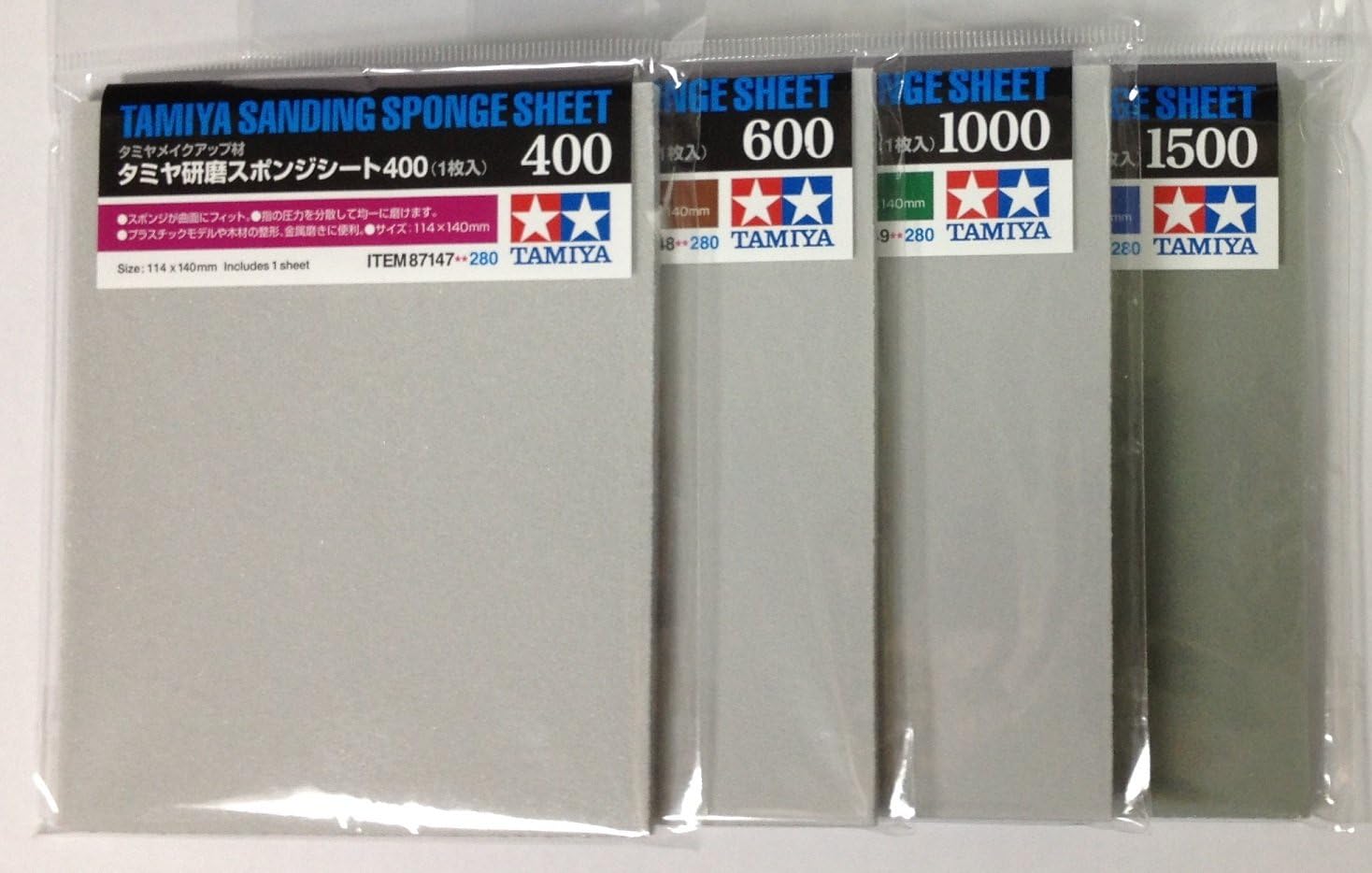 Tamiya: Sanding Sponge Sheet 1500 