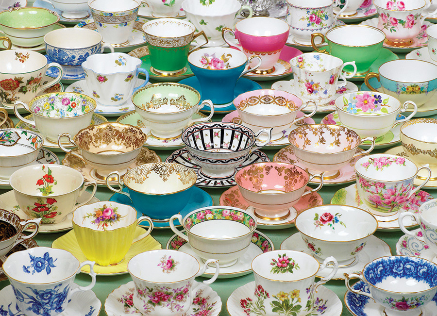 Cobble Hill Puzzles (1000): Teacups 