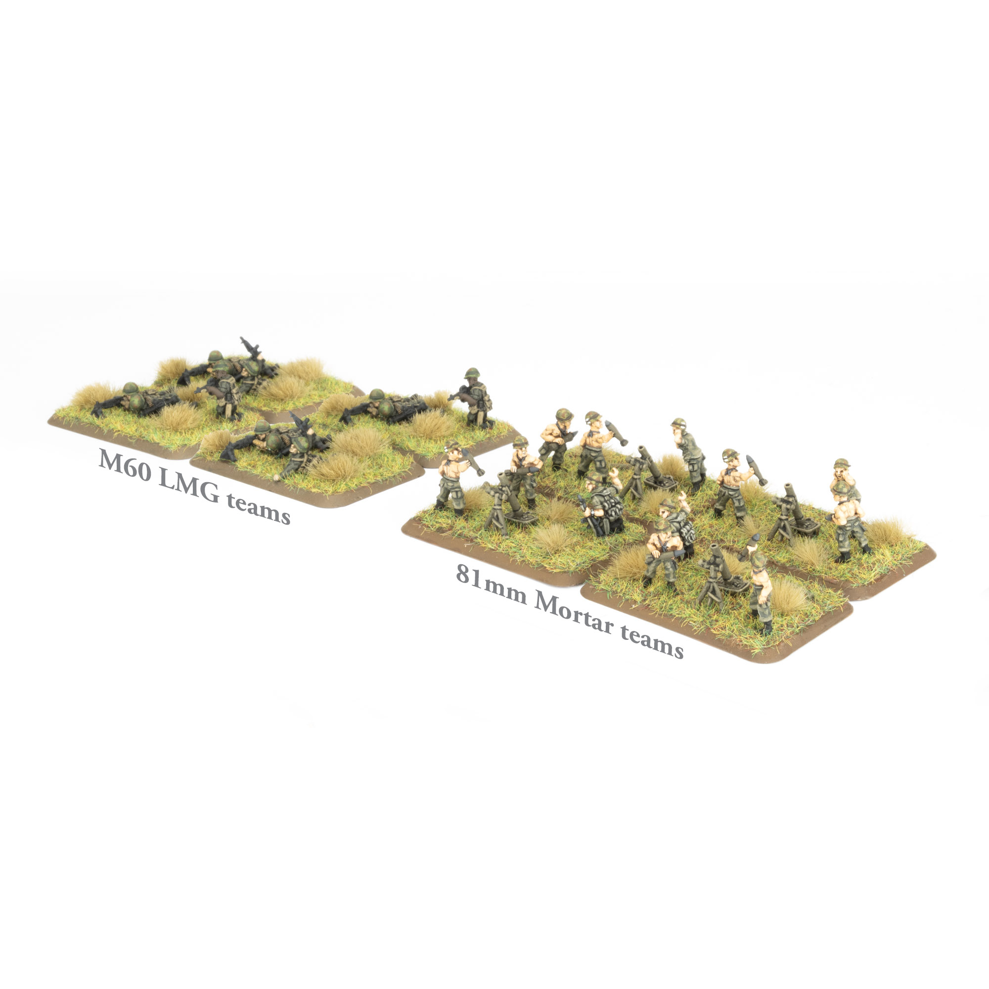 Team Yankee American: Airmobile Machine-gun and Mortar Platoons (x28 figures) 