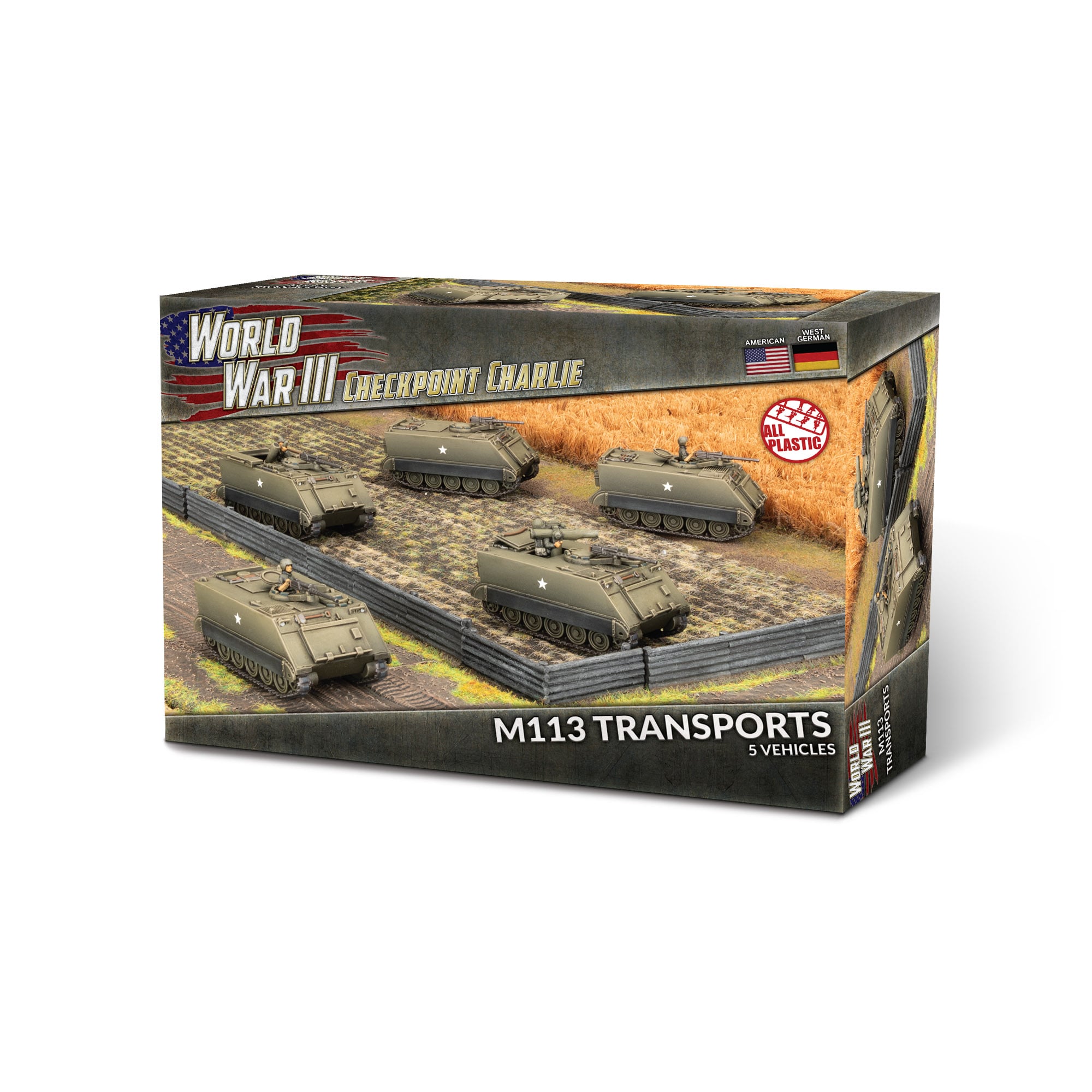Team Yankee: Checkpoint Charlie: American: M113 Transports (Plastic x5) 