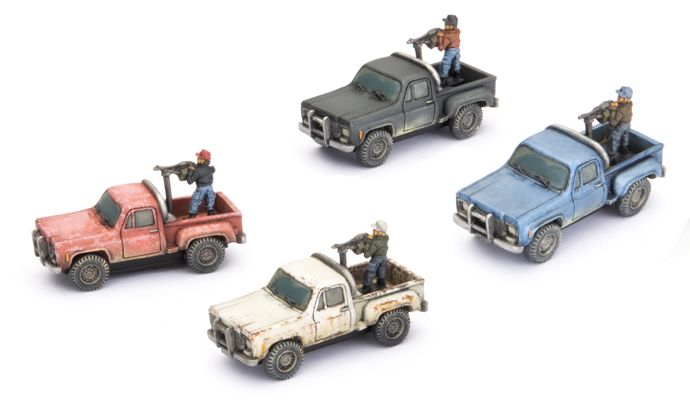 Team Yankee American: Pickup Trucks (4) 