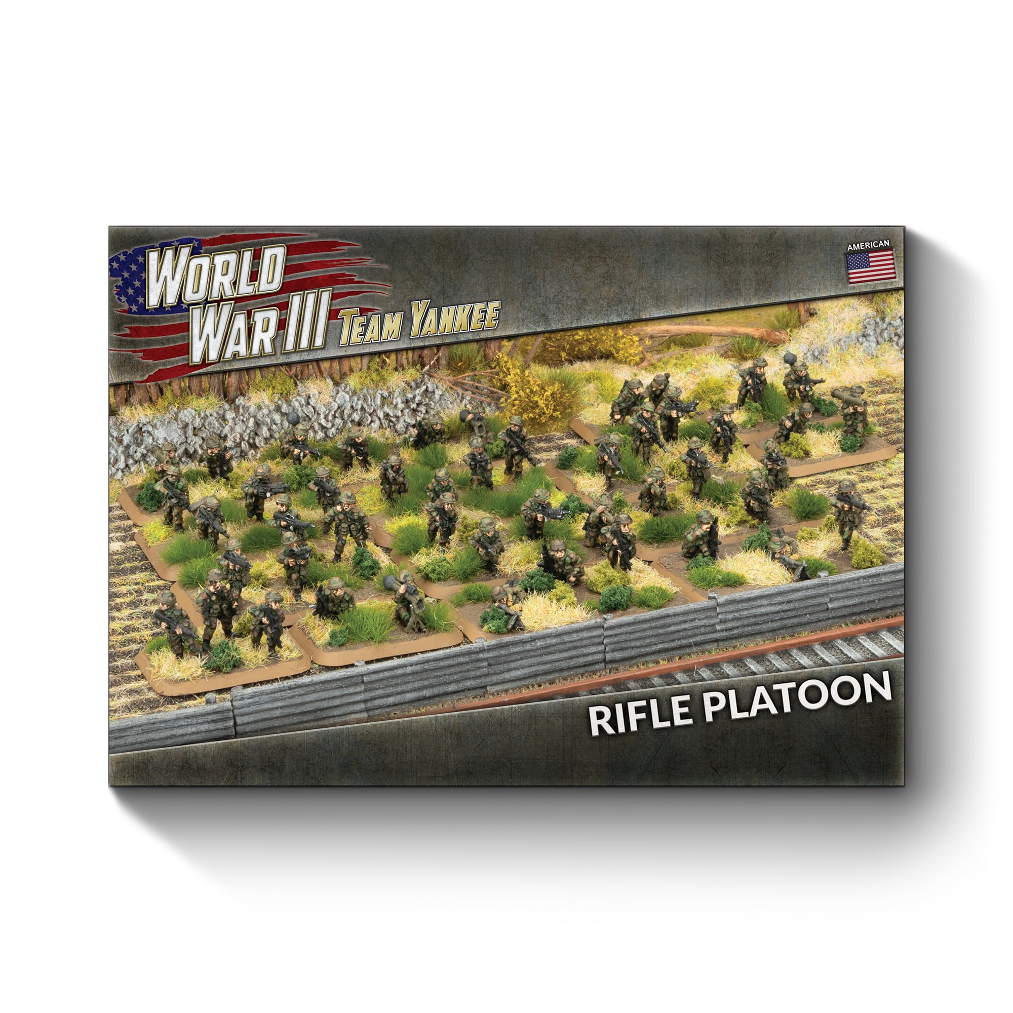 Team Yankee American: Rifle Platoon (Marine) (x50 figs plastic) 