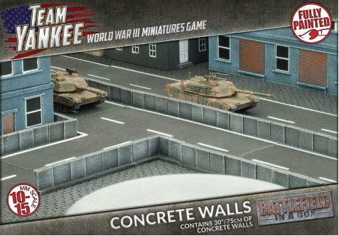 Team Yankee Battlefield In A Box: Concrete Walls 