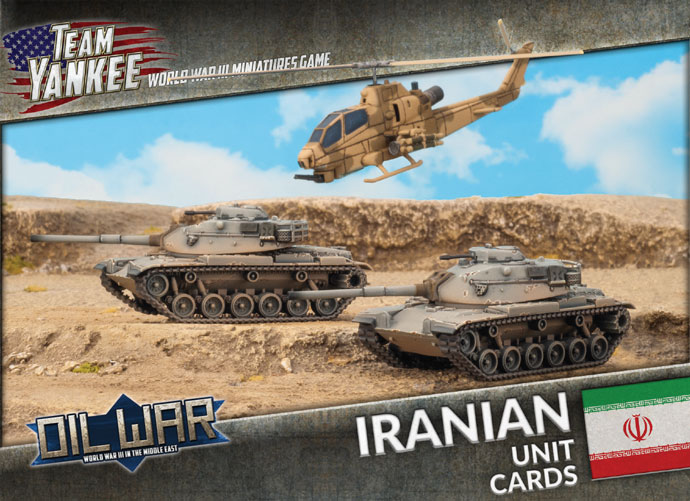 Team Yankee: Oil War- Iran: Unit Cards 