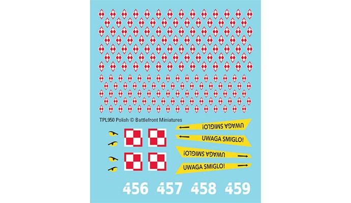 Team Yankee: Polish Decals 