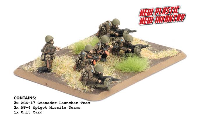 Team Yankee Soviet: Afgantsy Heavy Weapons (Plastic) 