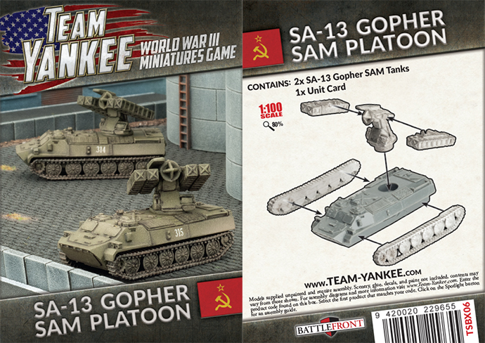 Team Yankee Soviet: SA-13 Gopher SAM Platoon 