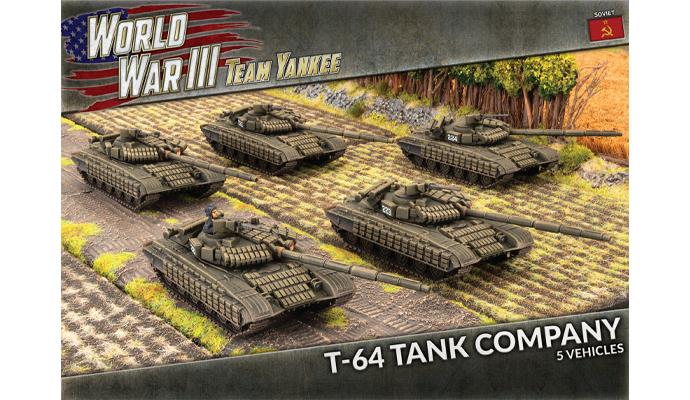 Team Yankee Soviet: T-64 Tank Company (x 5 Plastic) 