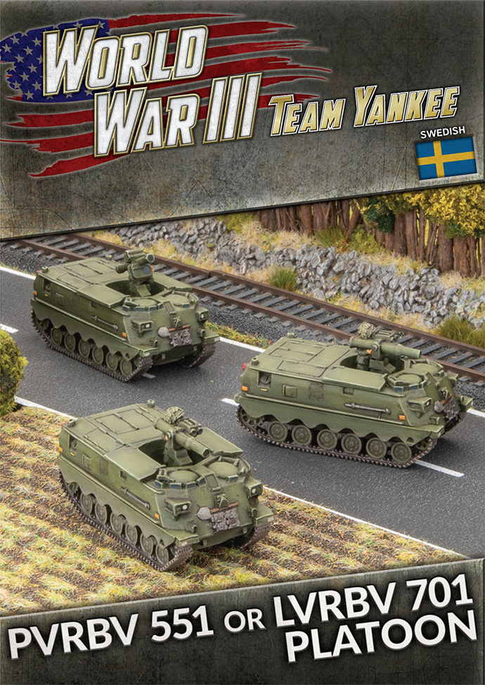 Team Yankee: Swedish: Pvrbv 551 or Lvrbv 701 Platoon (3) 