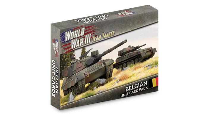 Team Yankee: World War III: Belgian Unit Card Pack 
