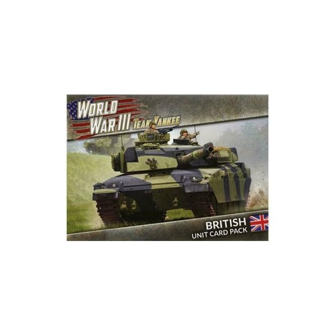 Team Yankee: World War III: British Unit Card Pack 