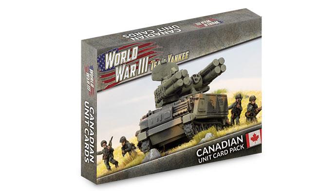 Team Yankee: World War III: Canadian Unit Card Pack  