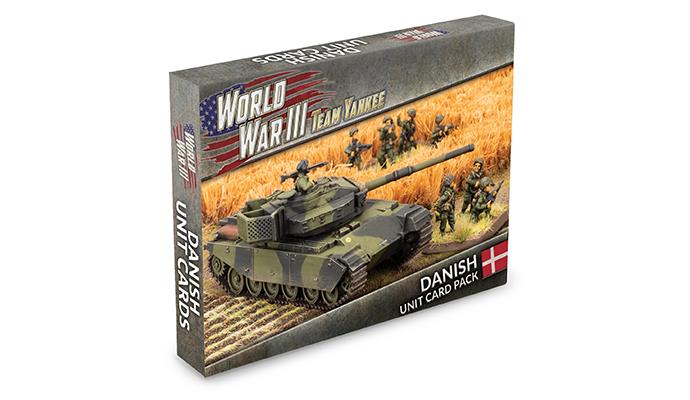 Team Yankee: World War III: Danish Unit Cards 