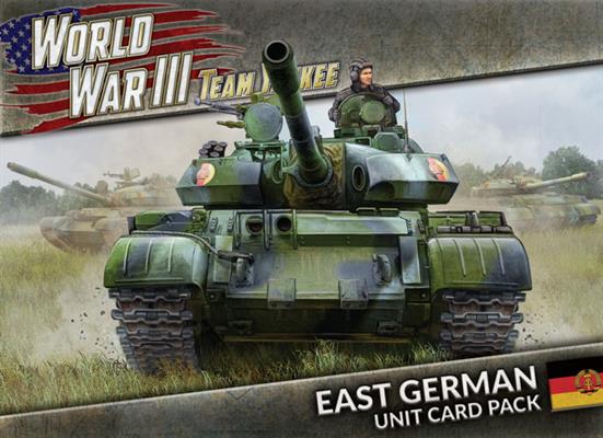 Team Yankee: World War III: East German Unit Cards 