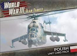 Team Yankee: World War III: Polish Unit Cards (31 Cards) 