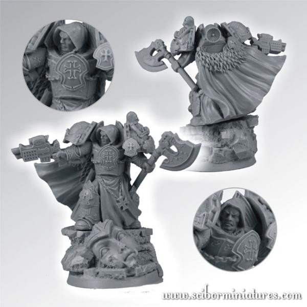 Scibor Monstrous Miniatures: Templar SF Knight #4 