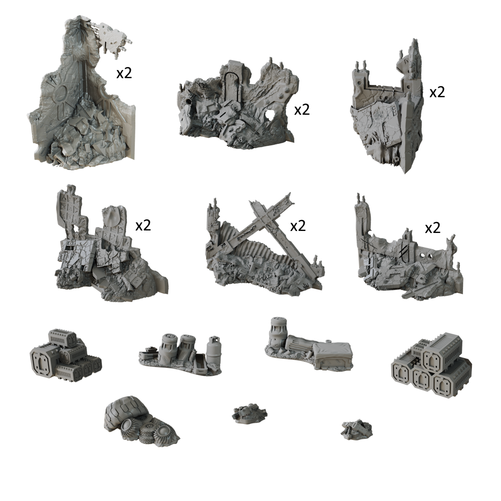 Terrain Crate: Deadzone Ruins 