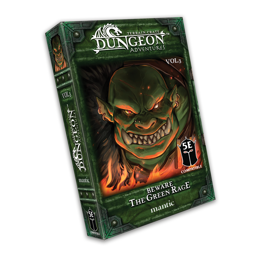 Terrain Crate: Dungeon Adventures Vol 3 Beware the Green Rage 