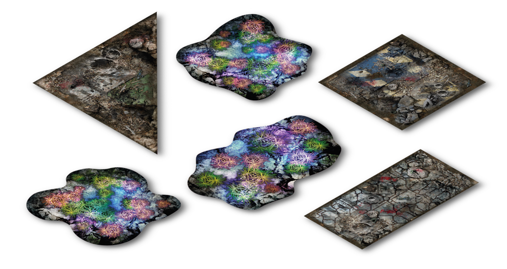 Terrain Crate: Sci-Fi Gaming Templates (6ct) 