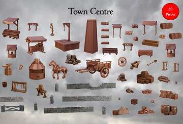 Terrain Crate: TOWN CENTRE MEGA SET 