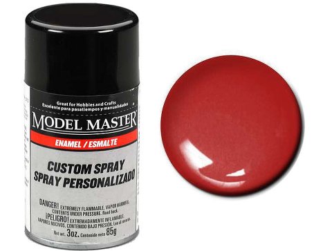 Testors Auto Enamel Sprays: Turn Signal Red - Gloss 
