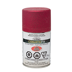 Testors CreateFX Spray: Glitter Red 