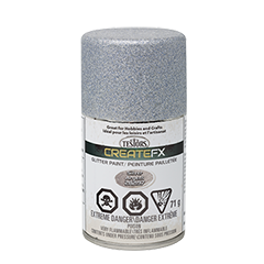 Testors CreateFX Spray: Glitter Silver 