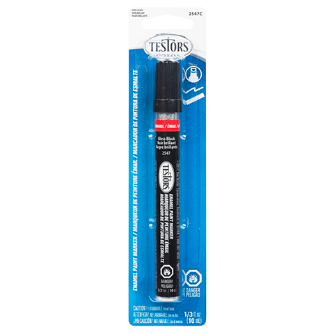 Testors Enamel Paint Marker- Black - Gloss 