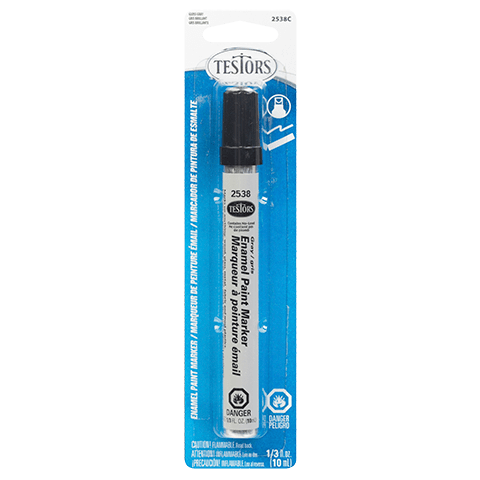 Testors Enamel Paint Marker- Gray - Gloss 