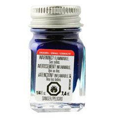 Testors Enamel Paints- Metallic: Flake Blue 