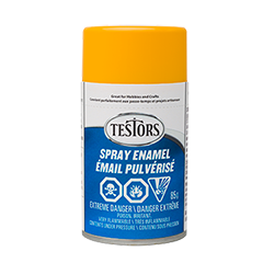 Testors Enamel Spray- Gloss: Yellow 