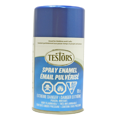 Testors Enamel Spray- Metallic: Arctic Blue 
