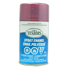 Testors Enamel Spray- Metallic: Flake Purple 