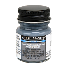 Testors Model Masters Acrylic Paints- 5-O Ocean Gray - Semi-Gloss 