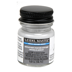 Testors Model Masters Acrylic Paints- 507-C Light Gray R.N. - Semi-Gloss 