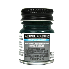 Testors Model Masters Acrylic Paints- Dark Pearl Green - Gloss 