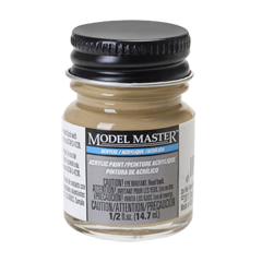 Testors Model Masters Acrylic Paints- Depot Buff - Flat 