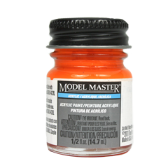 Testors Model Masters Acrylic Paints- Fluorescent Red FS28915 - Flat 