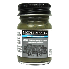 Testors Model Masters Acrylic Paints- Olive Drab ANA 613 - Flat 