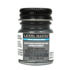 Testors Model Masters Acrylic Paints- Panzer Schwarzgrau RAL 7021 - Flat 