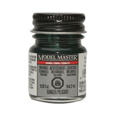 Testors Model Masters Enamel Paints- Dark Green Pearl - Gloss 