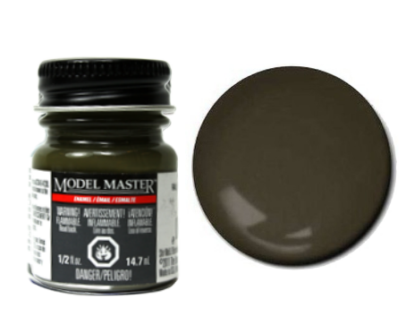 Testors Model Masters Enamel Paints- Semi Gloss Gelboliv NATO 