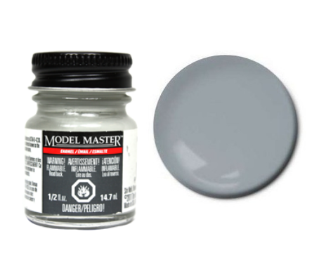 Testors Model Masters Enamel Paints- Semi Gloss Hellblaugrau KMS 