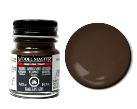 Testors Model Masters Enamel Paints- Semi Gloss Tricolor Brown NATO 